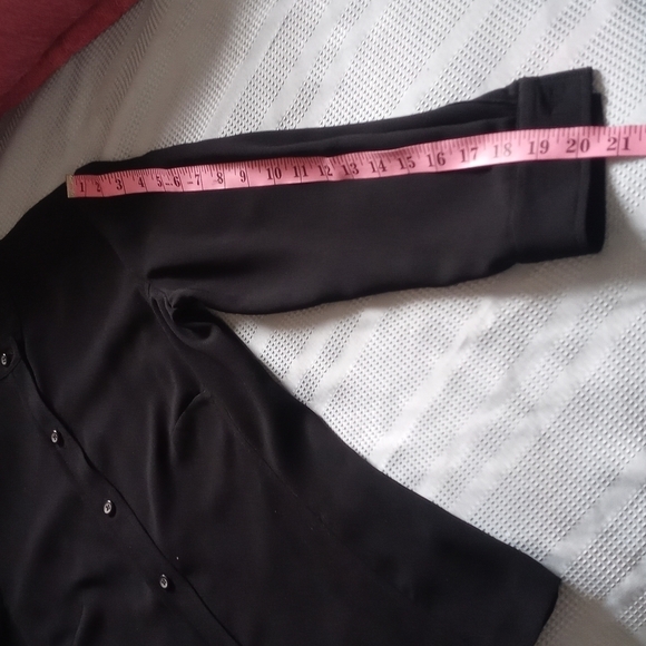 Black blouse size M - Picture 6 of 7